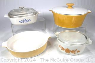 Corning Ware & Pyrex Glass Refrigerator Dishes and Casseroles 