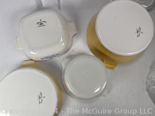 Corning Ware & Pyrex Glass Refrigerator Dishes and Casseroles 