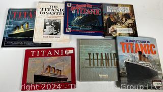 Seven (7) Books on Titanic