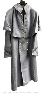 Men’s Gray Wool Double Breasted US Military Academy West Point Cadet Store Coat