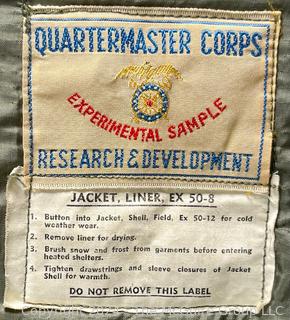 Experimental Nylon-Fleece Jacket Liner for Military Field Jacket (EX 50-8)