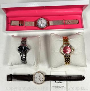 Four (4) New Ladies Fashion Wrist Watches