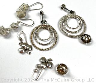 Four (4) Pairs of Dangle Earrings