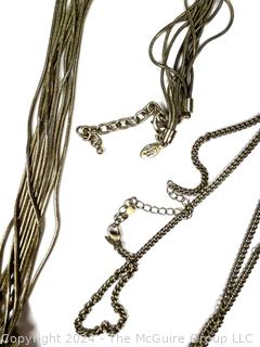 Three (3) Opera Length Tassel Style Necklaces