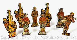 Lithograph Tin Toy Soldiers by Marx, 1930's 