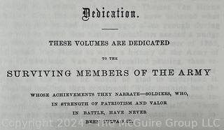 Two (2) Volume Set of the History of the Army of the Cumberland by Thomas B. Van Horne Books
