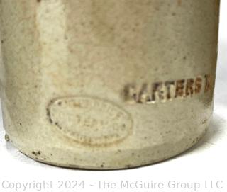 Five (5) 19th Century Stoneware Beer Bottles