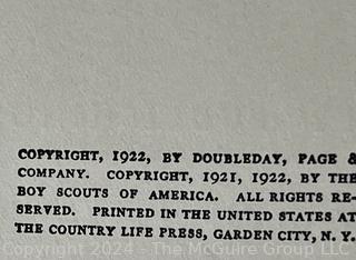 Daniel Boone Wilderness Scout by Stewart Edward White. 1922 Doubleday & Boy Scouts of America