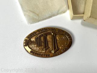 July 1969 San Diego Coronado Bay Bridge Dedication Bronze Medal by Medallic Art 