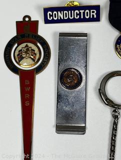 Club and Service Pins, Medals, Money Clip, Etc.