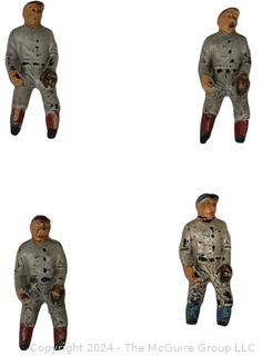 Composite Baseball Player Toy Figures