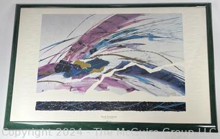 Framed Under Glass Print of Crystal Rhythms II by Steve Strickland. 25.5 x 37.5"