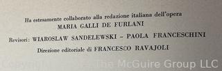 "The World of Music" [Italian text] 1956 Alphabetical Encyclopedia with Extensive Treatments Monograph. Made as presentation volume, needs repair.