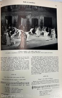 "The World of Music" [Italian text] 1956 Alphabetical Encyclopedia with Extensive Treatments Monograph. Made as presentation volume, needs repair.