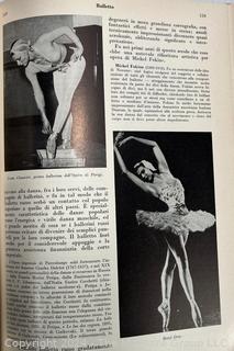 "The World of Music" [Italian text] 1956 Alphabetical Encyclopedia with Extensive Treatments Monograph. Made as presentation volume, needs repair.