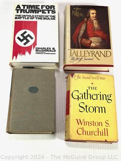 Four (4) Books Including The Gathering Storm by Winston Churchill