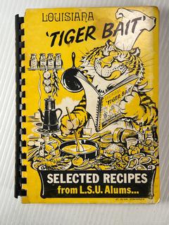 Nine (9) Books Including Tiger Bait Recipe Book.