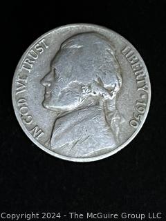 1950-D Jefferson Nickel Coin