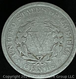 1909 Liberty Head "V" Nickle Coin