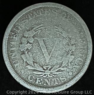 1900 Liberty Head "V" Nickel Coin