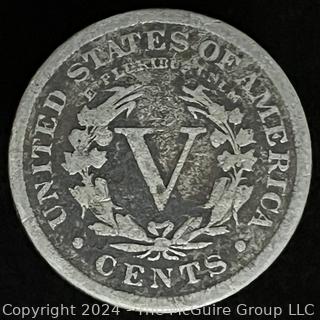 1898 Liberty Head "V" Nickel Coin