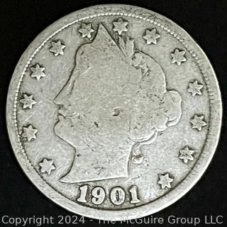 1910 Liberty Head "V" Nickel Coin