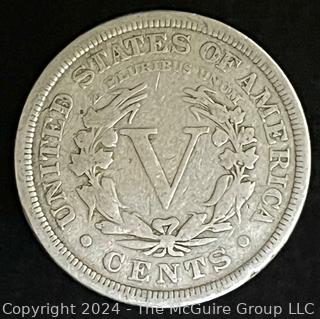 1907 Liberty Head "V" Nickel Coin