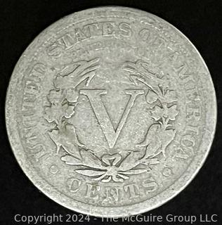 1902 Liberty Head "V" Nickel Coin