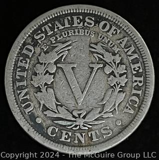 1911 Liberty Head "V" Nickel Coin