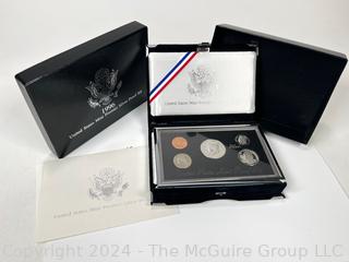 1998 US Mint Premier Silver Proof Set in box Coin