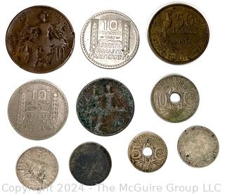 Mostly Early French Foreign Coins