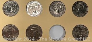 Seven (7) Washington Head Quarter Dollar Coins, various dates and mint marks