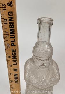 Figurative Glass Bottle of Santa Claus