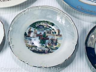 Porcelain China Souvenir and Collectors Plates 