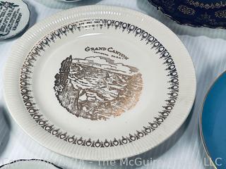 Porcelain China Souvenir and Collectors Plates 