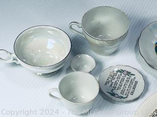 Porcelain China Souvenir and Collectors Plates 