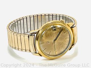 Bulova Accutron Men’s Wristwatch with 14kt Gold Filled Case.  Presented as retirement gift in 1947. Untested