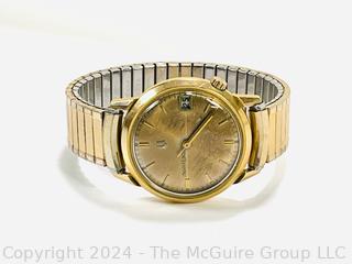 Bulova Accutron Men’s Wristwatch with 14kt Gold Filled Case.  Presented as retirement gift in 1947. Untested