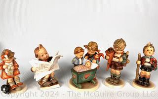 Five (5) Porcelain Hummel Figurines by Goebel Germany