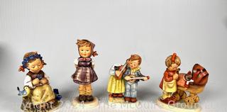 Four (4) Porcelain Hummel Figurines by Goebel Germany