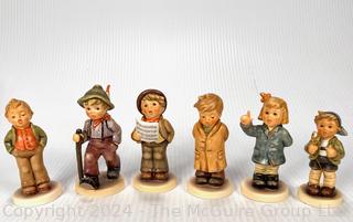 Six (6) Porcelain Hummel Figurines by Goebel Germany