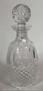 Clear Cut Crystal Waterford Liquor Decanter