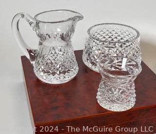 Bookends, Crystal Tea Set, Napkin Rings, Porcelain Table Lighter and More