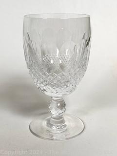 Group of Crystal Champagne Coupes and (6) Waterford Cut Crystal Goblets