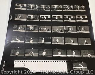 Original 35MM Negatives and Contact Prints from The 1960 U.S. National Championships (Now Known As The US Open). Actions On September 9, 10, 11, 1960  and Taken by Arthur Rickerby.