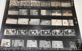 Original 35MM Negatives and Contact Prints from The 1960 U.S. National Championships (Now Known As The US Open). Actions On September 9, 10, 11, 1960  and Taken by Arthur Rickerby.