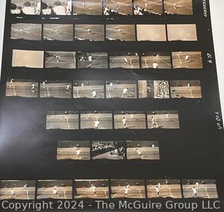 Original 35MM Negatives and Contact Prints from The 1960 U.S. National Championships (Now Known As The US Open). Actions On September 9, 10, 11, 1960  and Taken by Arthur Rickerby.