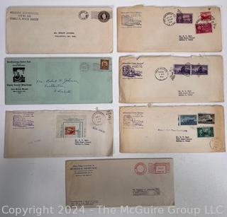 (15) Postal First Day Covers (FDC's), Assorted Stamps and Letterheads