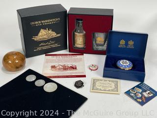 NIB Gifts from Charles Price II, U.S. Ambassador to Great Britain & George Washington's Distillery
