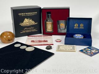 NIB Gifts from Charles Price II, U.S. Ambassador to Great Britain & George Washington's Distillery
